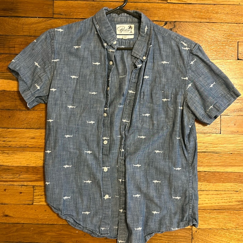 Bonobos tailored fit short sleeve button down